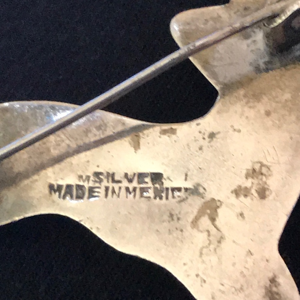 Solid Silver Pin - Mexico - image 3
